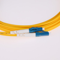 Cable de Fibra Óptica Monomodo Dúplex LC a LC con Cubierta de PVC LSZH, Longitud Personalizada de 1m, 2m, 3m, 5m
