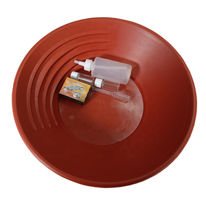 Populaire Gouden Wasmachine 14 "Plastic Gouden Pan Met Goud Mijnbouwgereedschap - Product Image 1