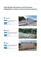 Système de stockage d'énergie domestique BoostESS 314 MW, refroidissement liquide, LiFePO4, conteneur de stockage d'énergie solaire, protection IP54, réseau hybride