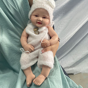 <span class=keywords><strong>40cm</strong></span> Rebirth Preemie Full Body Silicone Newborn Baby Painted Doll Lifelike Feel <span class=keywords><strong>Reborn</strong></span> Girl Surprise Children Anti-Stress Gift - Product Image 2