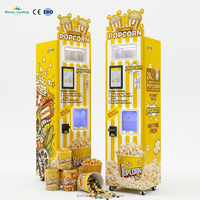 Nouvelle machine distributrice automatique de pop-corn multi-saveurs, en forme de papillon, croustillant et sain, idéal pour les rues et les cinémas.