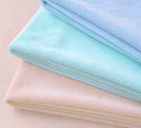 À la mode respirant Tricot tricoté épais Polyester velours tissu Imitation fourrure de lapin doux court en peluche tissu pour les filles