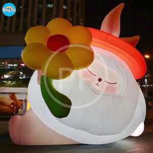 Eventos inflables para fiestas Decoraciones inflables Muñeca de ancianos Modelo de personaje de dibujos animados Eventos promocionales personalizados para interiores y exteriores - Product Image 2