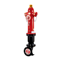 Système intelligent de bouche d'incendie hors sol Solution de zone commerciale flexible directe d'usine Accessoires d'équipement de lutte contre l'incendie
