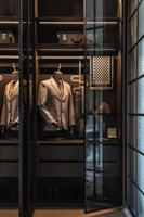 Armoire de dressing modulaire intelligente en acier inoxydable, conception gratuite en 72 heures, dressing, meubles de chambre à coucher pour vêtements