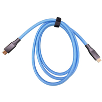 Cable Utech de 4 pies con Trenzado de Nailon, Certificado USB 4 PD 240W a Tipo C, 40Gbps, Carga Rápida, Cable de Datos 8K 60Hz para Thunderbolt 4 3 2