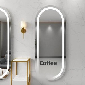 Specchio LED Contemporaneo <span class=keywords><strong>per</strong></span> <span class=keywords><strong>Arredamento</strong></span> Salone con Cornice Dorata <span class=keywords><strong>per</strong></span> Parrucchieri e Trucco, Specchio <span class=keywords><strong>per</strong></span> Salone di Bellezza - Product Image 5