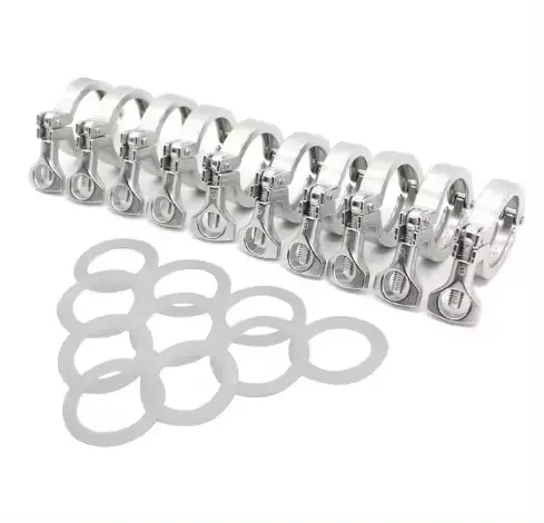 1"1.5" 2" 2.5" 3" Tri Clamp 50.5/64/77.5/91mm Ferrule OD SS304 Stainless Steel Tri Clover Sanitary Fitting for home Brewing
