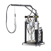 Machine d'extrusion de mastic 2026 en promotion, machine de revêtement bicomposant pour verre isolant / machine d'extrusion de mastics silicone