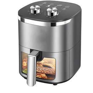 หม้อทอดไฟฟ้าไร้น้ำมันพลาสติกหน้าต่างมองเห็นได้ป้องกันความร้อนสูงเกินไป5.1 6.0L ทันสมัย - Product Image 5