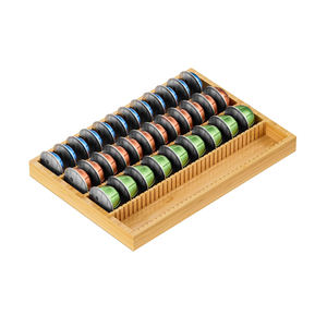 Bambou Café Dosette Titulaire Tiroir Organisateur Titulaire Plateau De <span class=keywords><strong>Rangement</strong></span> pour <span class=keywords><strong>Nespresso</strong></span> <span class=keywords><strong>Vertuo</strong></span> <span class=keywords><strong>Capsule</strong></span> Cuisine Bureau À Domicile Café Station - Product Image 1