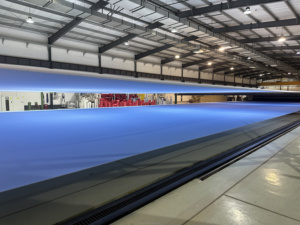 Krachtige Drielaagse Stof (<span class=keywords><strong>Nylon</strong></span>/Polyesterblauw Wit 280-560 Cfm) Voor Papiermachine | Verbeterd Papier - Product Image 2