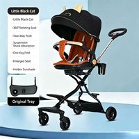 Poussette tout-terrain pliable facile avec ceinture de sécurité à cinq points JXB Surprise Price pour bébés
