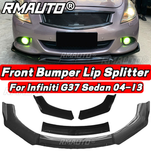 G37 Lip G25 Lip Carbon Fiber Front Bumper <b>Diffuser</b> Splitter Spoiler Lip Body Kit for Infiniti G25 G37 2004-2013 <b>Car</b> Accessories - Product Image 5