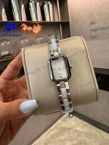 2024 Hot Selling Women's Quartz Watch Simple New <b>Square</b> Stainless Steel Model Waterproof Alloy Case Watch for Female - Product Image 2