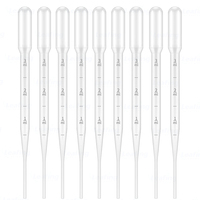 Pipette de laboratoire médicale jetable en plastique graduée 2ml 3ml 5ml 10ml Micro-pipette Pasteur compte-gouttes OEM Micropipeta