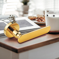 Serrure de porte écologique de style moderne ventouse silencieuse minimaliste en alliage de zinc poignée de porte serrure invisible