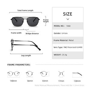 Nuevas Gafas de Sol Polarizadas Poligonales para Hombre, UV400, Montura Completa, Lentes TAC, Estilo Moderno para Protección Solar al Aire Libre - Product Image 3
