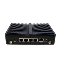 Mini PC sans ventilateur In-tel Celeron J1900 DDR3 SSD 4 LAN pour réseau industriel