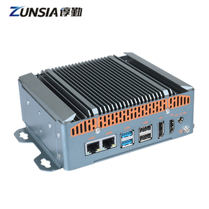 มินิพีซี OEM แบบติดตั้งบนราง Din ไร้พัดลม 2 พอร์ต Ethernet 2 พอร์ต Com 4 พอร์ต <span class=keywords><strong>USB</strong></span> Intel N100 N150 N305 1*DDR4 1*HD/DP Type-C X86 Barebone มินิพีซีอุตสาหกรรม - Product Image 4