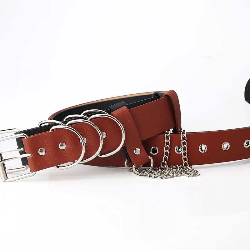 New Fashion trend women and men's punk style belt High-quality alloy buckle and accessories belts Classic
