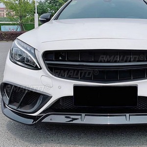 Couverture de cadre de phare antibrouillard, kit de décoration de cadre de phare antibrouillard pour Mercedes Benz Classe C W205 C63, accessoires de voiture - Product Image 3