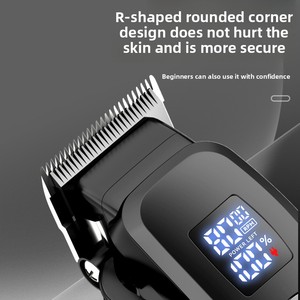 Recortadora de Pelo ODM de 12000mAh con Triple Modo de Velocidad, Recortadora de 2000mAh con Cuchilla de Acero Inoxidable Perfecta para <span class=keywords><strong>Barber</strong></span>ía y Cuidado Personal - Product Image 4