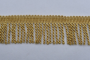 Bán buôn nhiều màu sắc 5.5cm 2inch Dây Xoắn Vàng rìa cho quần áo - Product Image 5