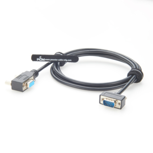 Câble VGA SVGA 15 broches à angle gauche de 90 degrés avec blindage tressé et gaine en PVC pour ordinateur/lecteur DVD - Product Image 4