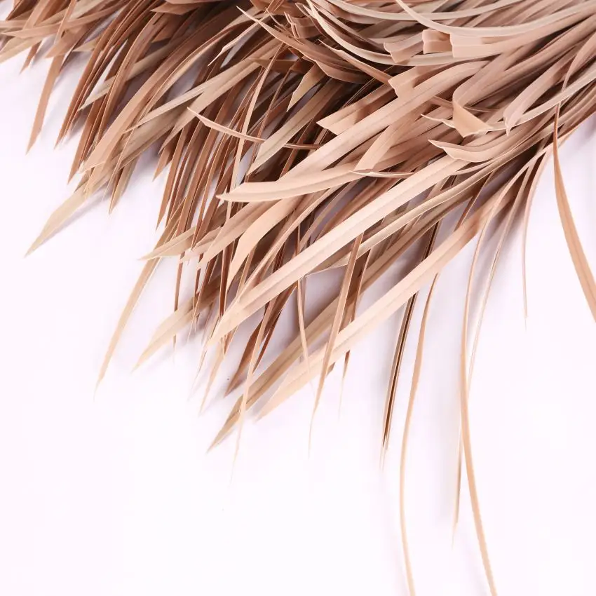 Wholesale Thatched Palm Leaf Umbrella Straw Hiuse Hats Glamping Pod Gazeebo Gazebo For Chair Real Palapa Thatch Roof