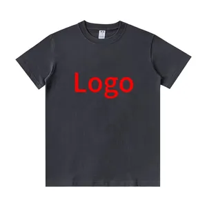 Phát triển xu hướng thời trang trong phụ nữ giản dị T-Shirts 100% cotton cổ tròn thoáng khí dệt kim vải cộng với kích thước Unisex Phong Cách