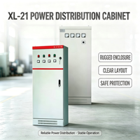 Boîte de distribution basse tension certifiée CE ZHUOLI XL-21 630A, distribution d'énergie et d'éclairage industrielle IP3X