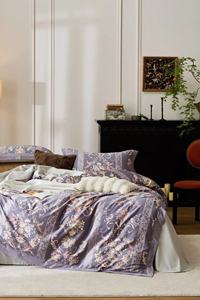 Ensemble de couette en tissu imprimé en coton moderne avec housse de couette et taie d'oreiller à motif de dessin animé - Product Image 4