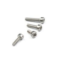 Vis de précision micro en acier inoxydable SS304, vis micro métrique SS316L, conforme RoHS DIN912 pour les dispositifs électroniques et médicaux européens