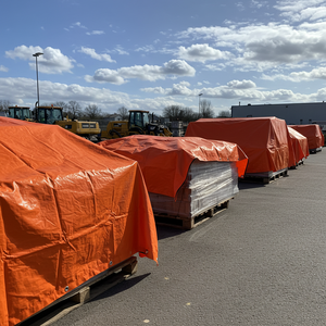 Couvertures de bâche imperméables en matériau PE Revêtement en plastique anti-âge Tissu d'étang à poissons Couverture de voiture extérieure Bâche PE - Product Image 2