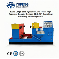 Testeur de mâchoires hydrauliques à très grande ouverture, système de surpression haute pression, conforme aux normes GB et API, pour l'inspection de vannes lourdes