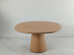 أثاث غرفة طعام إيطالي حديث فاخر دائري غرفة معيشة مطعم فريتز هانسن 8 أرجل خشبية - Product Image 3