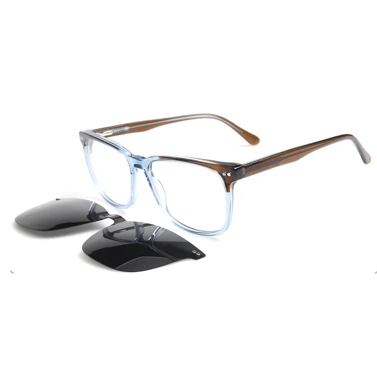 रंगीन फ्रेम एसीटेट विकल्पों स्लिम दौर शैली ललाट स्पष्ट प्रकार Eyawear धूप का चश्मा चश्मा