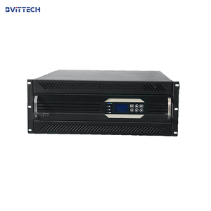 Convertidor de Montaje en Rack 4U de 6.4Kw 110/220VDC a 220VAC para Telecomunicaciones, Onda Sinusoidal Pura, Cargador Conmutador BVT110/220-8KVAR de Alta Eficiencia - Product Image 1