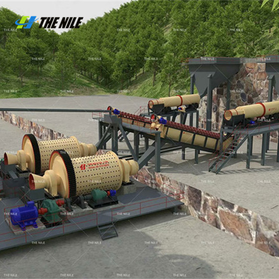 High Production Capacity Gold Ore Beneficiation Plant Gold Mining Machinery Equipment Gold Mine Machine