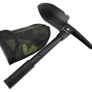 Pelle pliante multifonctionnelle, outil de survie, scie à bord dentelé, pioche, pelle de <span class=keywords><strong>camping</strong></span> - Product Image 4