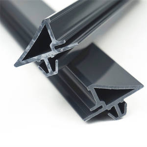 कस्टम थोक सस्ते बढ़ते ट्रैक दीवार कपड़े ट्रैक दीवार pvc प्लास्टिक प्रोफाइल ओम एक्सट्रूज़न प्लास्टिक प्रोफाइल - Product Image 3