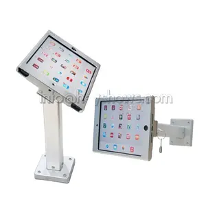 Rotazione Mini Ipad Banco Di mostra di Sicurezza Da Parete Desk Mount Caso Custodia Tablet Supporto Con I Tasti Anti Theft Per Ipad Mini 1 2 3 4