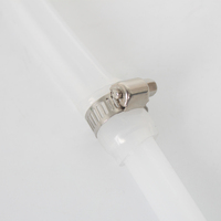 Tuyau de raccordement angulaire pour sac de colostrum, tube de flux dédié pour poche de stockage de colostrum à ouverture inclinée pour veau