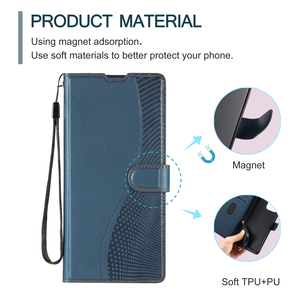 <strong>Custom</strong> Leather Phone <strong>case</strong> for <strong>Redmi</strong> 13C Business Card Holder Strap Phone Cover for Xiaomi POCO M6 for Xiaomi 13T - Product Image 3