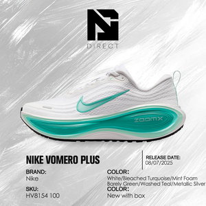 Zapatillas Deportivas Nike Wmns Vomero Plus 'white Bleached Turquoise' para Mujer, Transpirables, Estilo Running - Product Image 6