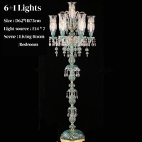 Lampe de table LED en cristal K9 de luxe moderne, lampe de bureau européenne pour villa, hôtel, hall, chambre, restaurant, décoration intérieure, éclairage de chevet
