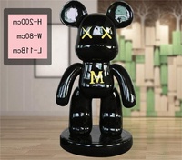 Figurine en fibre de verre en fibre de verre Dragon Ball Z Abstrait Résine Amoureux Humain Micky Mouse Sculpture