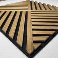 Panneau acoustique en bois professionnel pour studio d'enregistrement, bureau, salle de conférence, réduction du bruit, panneau mural à lattes, sur mesure