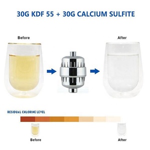 Multi-Stage 12 15 18 20 Stage Chrome Water <strong>Shower</strong> <strong>Head</strong> Filters Hard Water Chlorine Relief Carbon KDF Metal Bath <strong>Toilet</strong> Supplies - Product Image 4